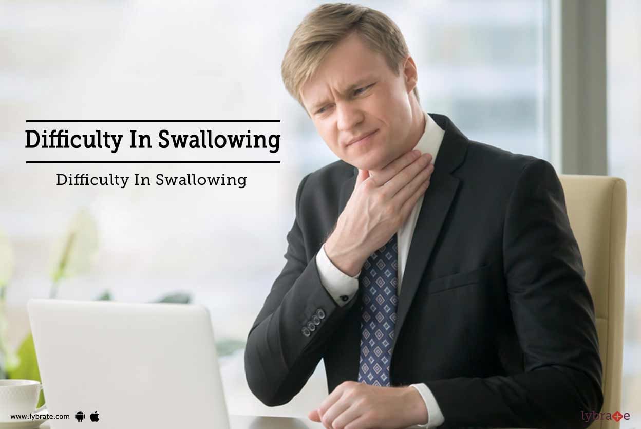 Difficulty In Swallowing - Signs You Need To Be Aware Of!