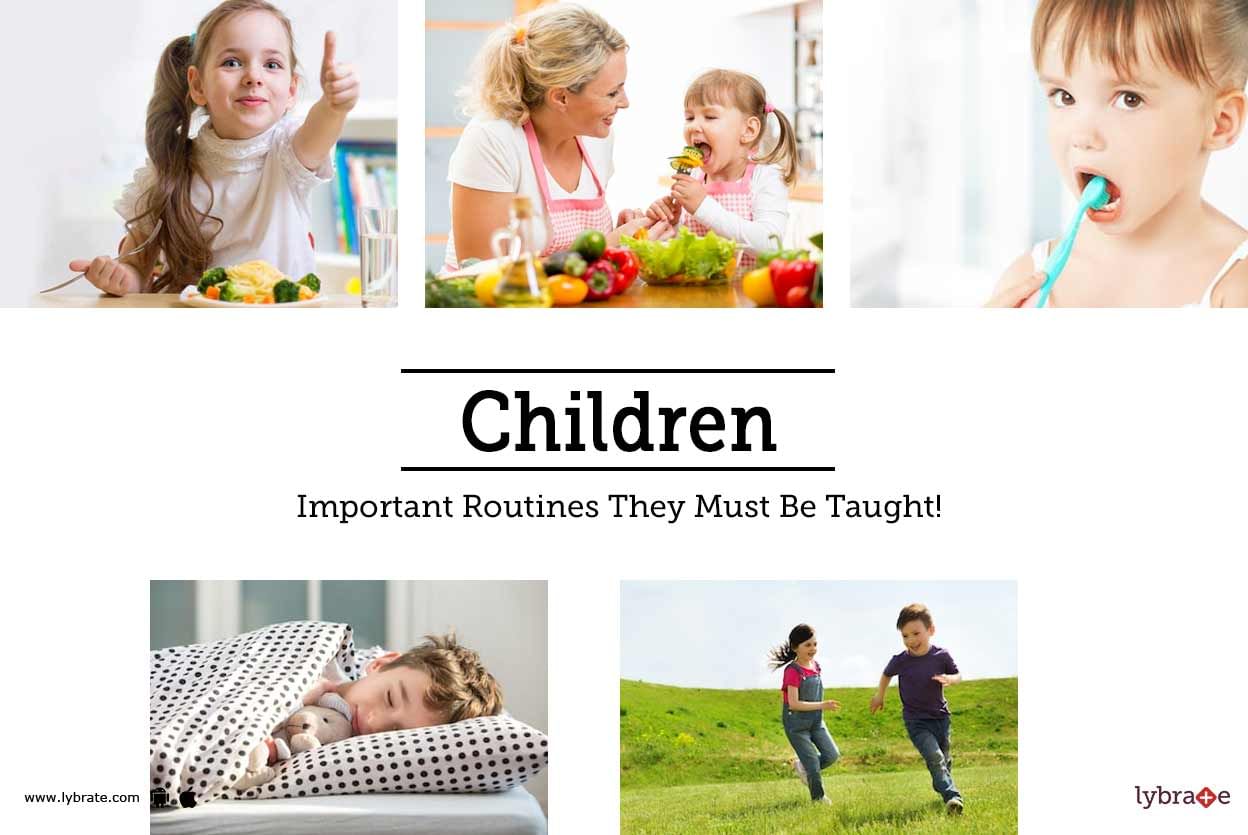 Children - Important Routines They Must Be Taught!