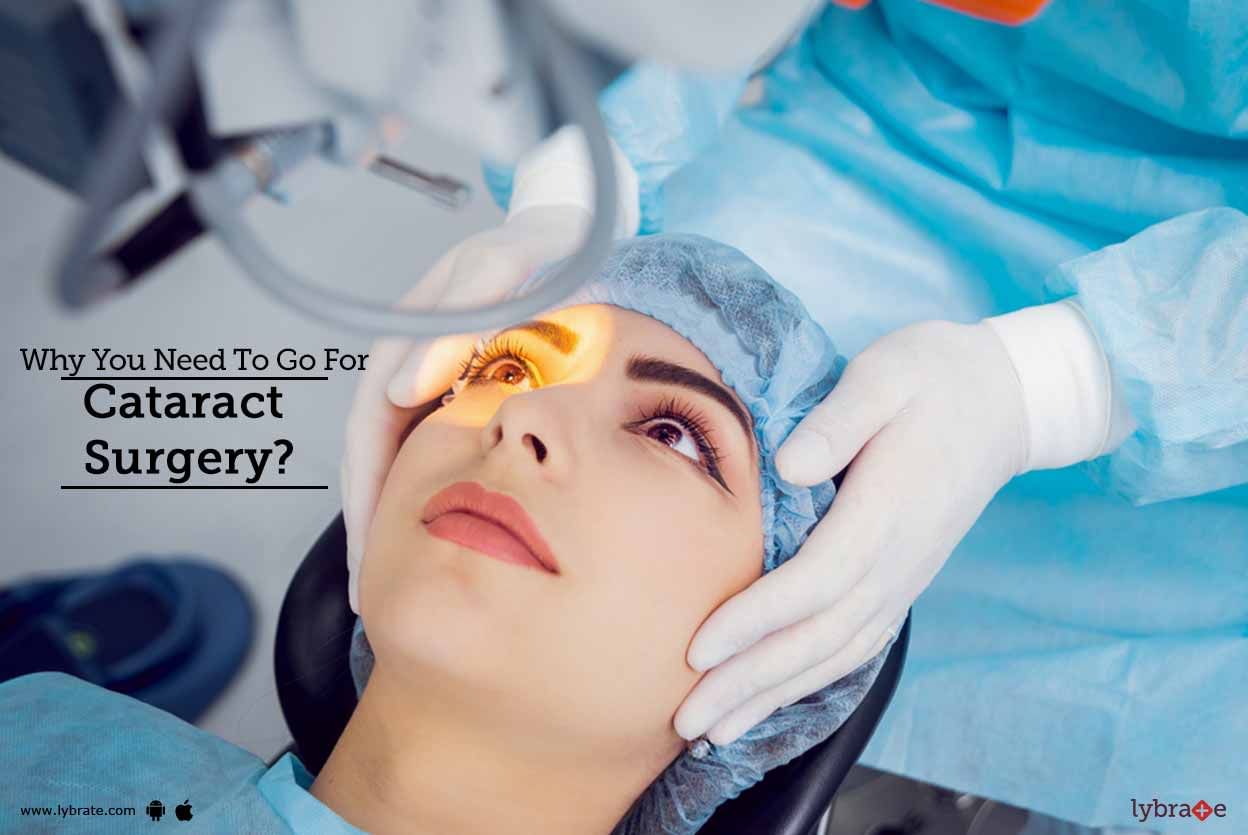Why You Need To Go For Cataract Surgery?