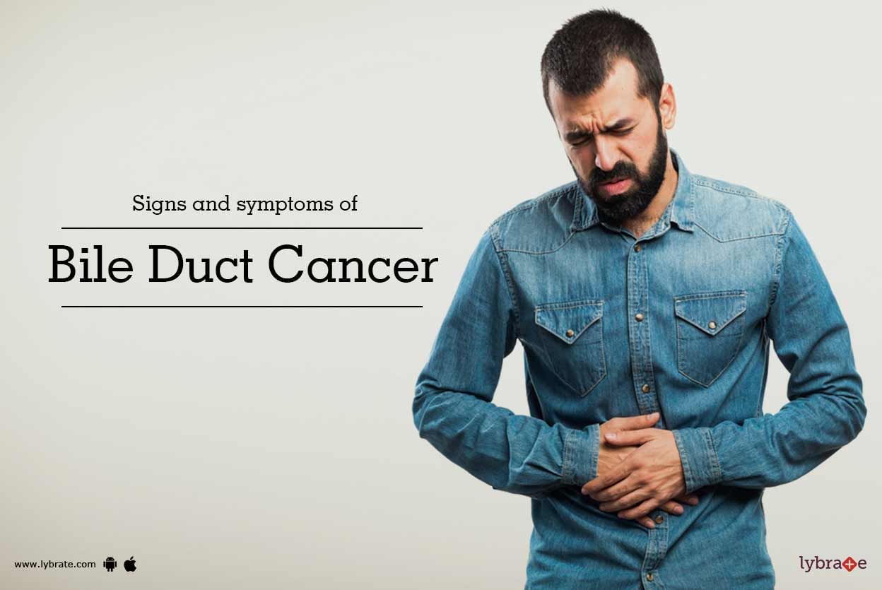 Signs and symptoms of bile duct cancer