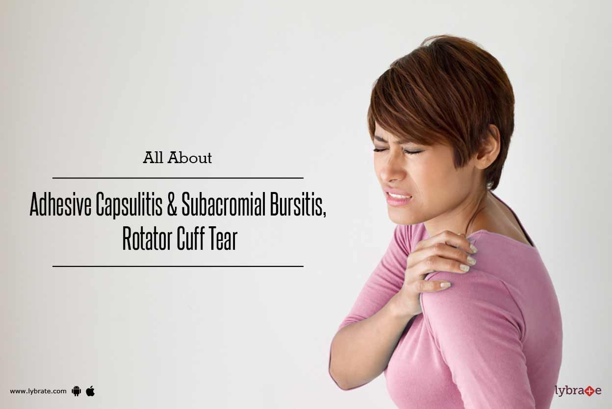 All About Adhesive Capsulitis and Subacromial Bursitis, Rotator Cuff Tear