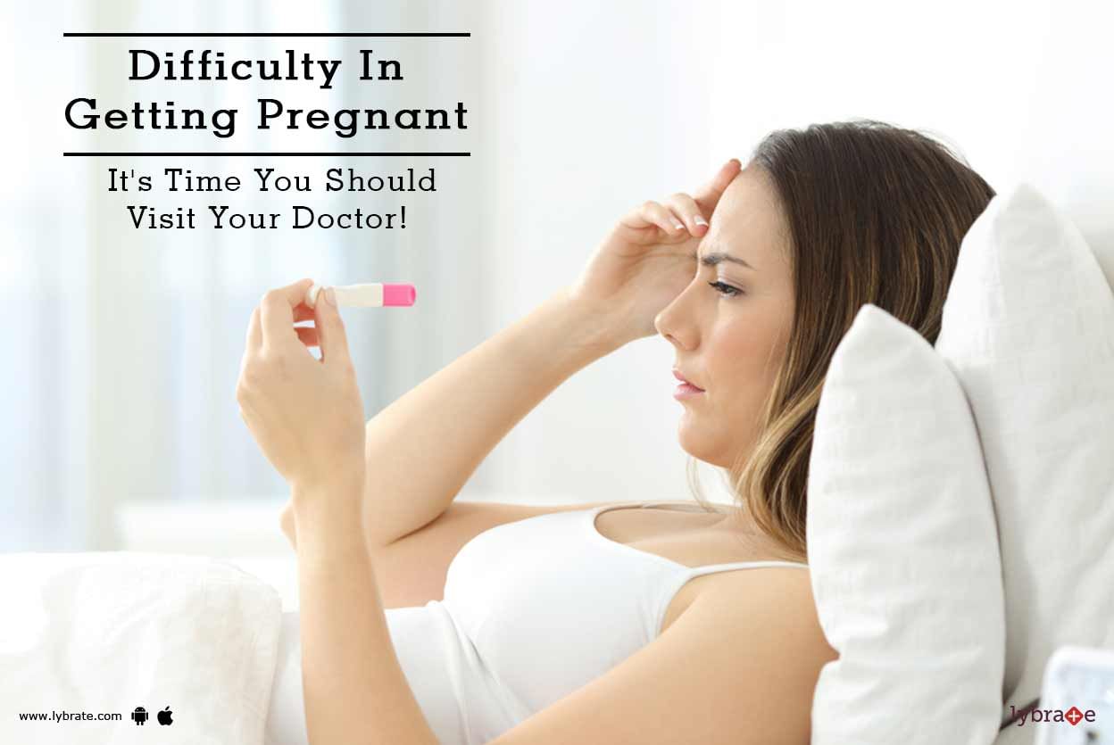 Difficulty In Getting Pregnant - It's Time You Should Visit Your Doctor!