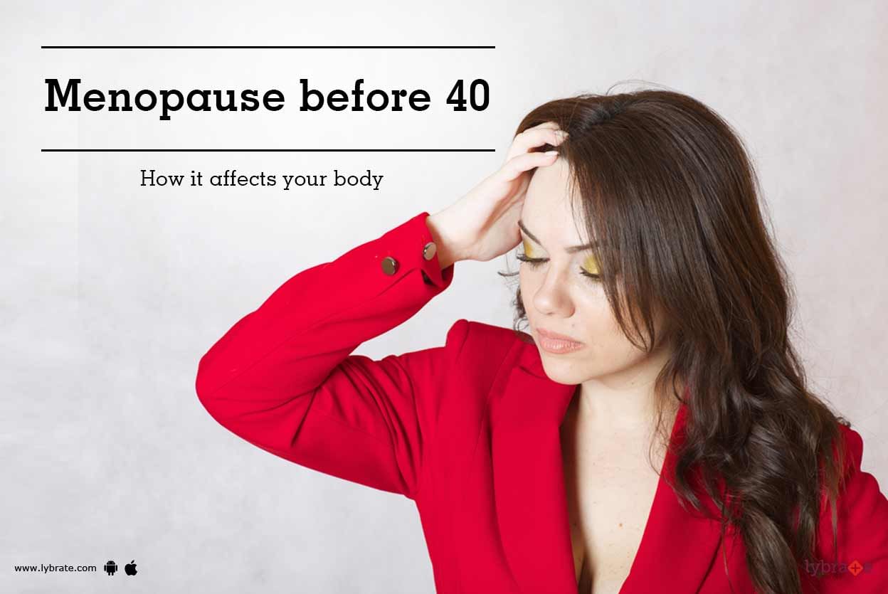 Menopause before 40 - How it affects your body?
