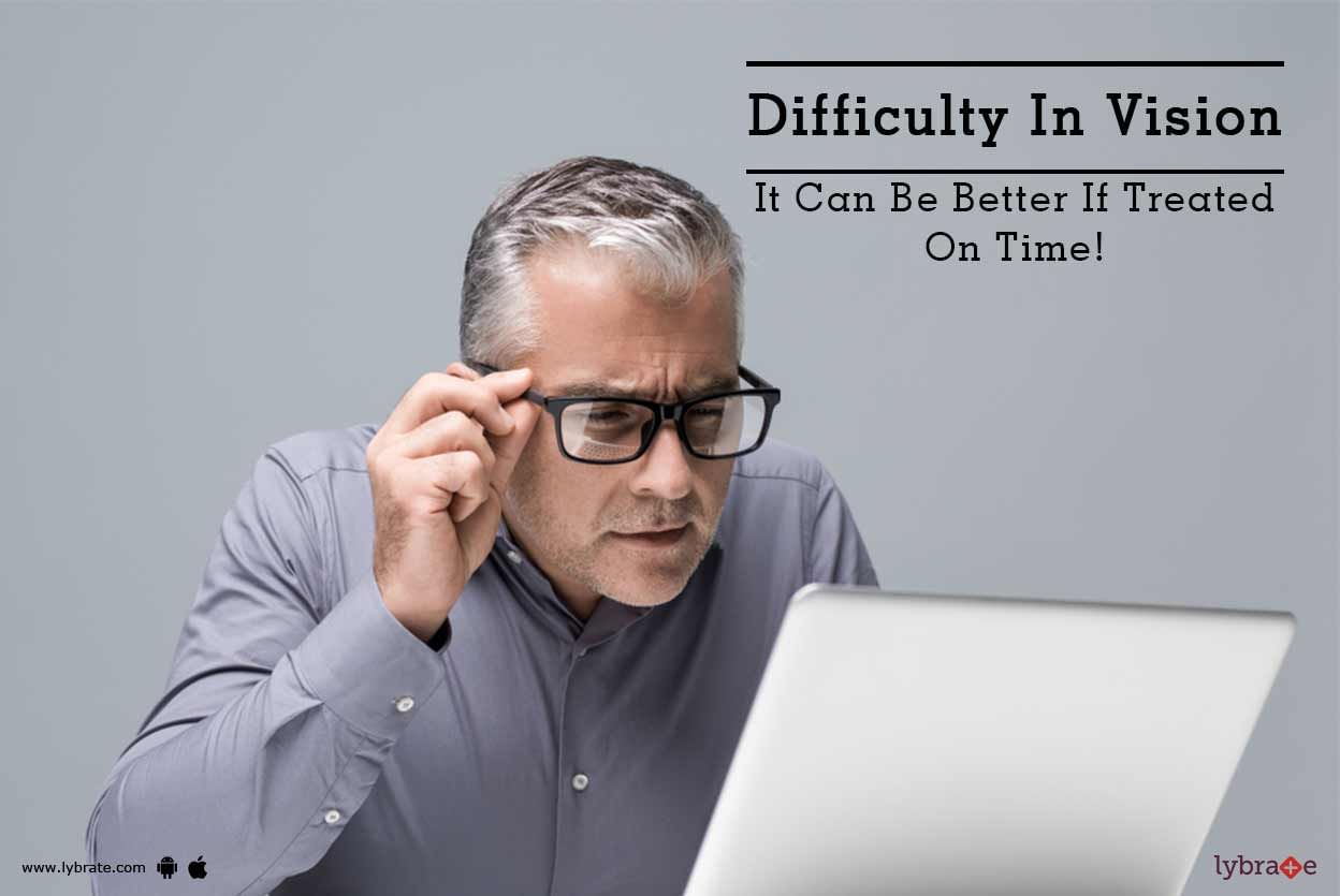 Difficulty In Vision - It Can Be Better If Treated On Time!