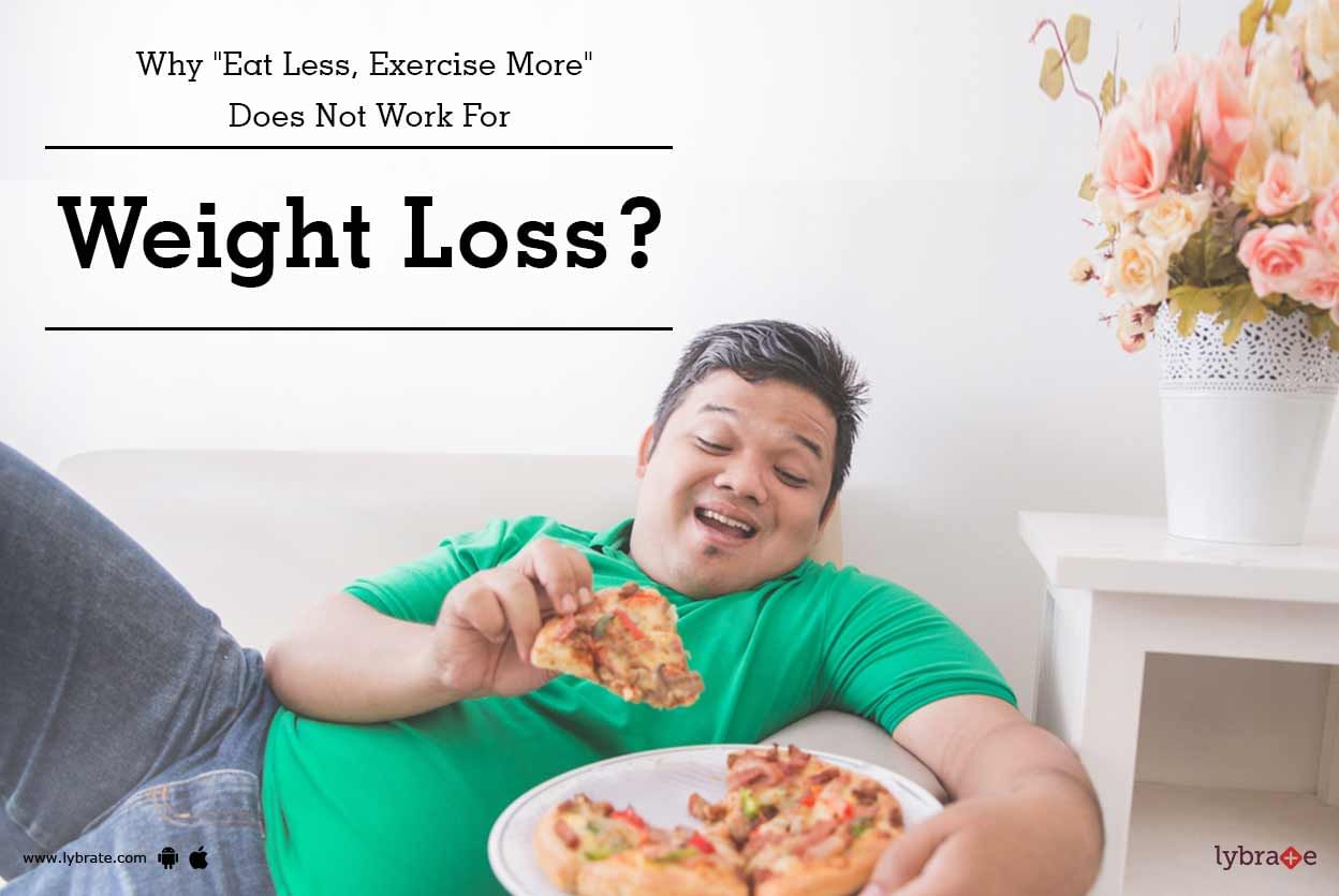 Why "Eat Less, Exercise More" Does Not Work For Weight Loss?