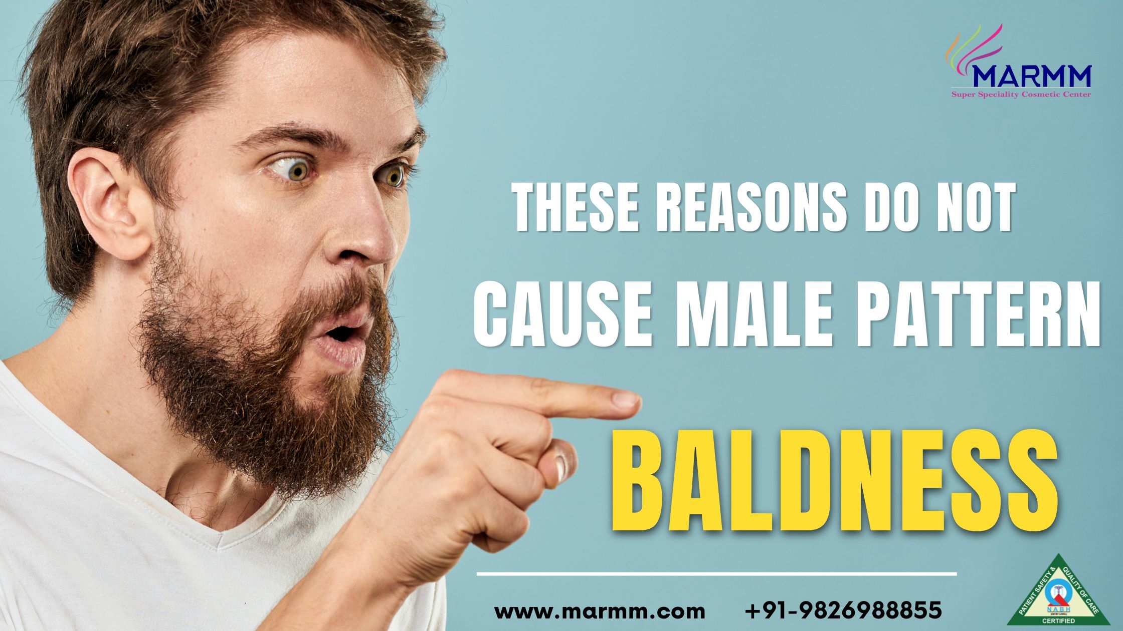 These Reasons Do Not Cause Male Pattern Baldness