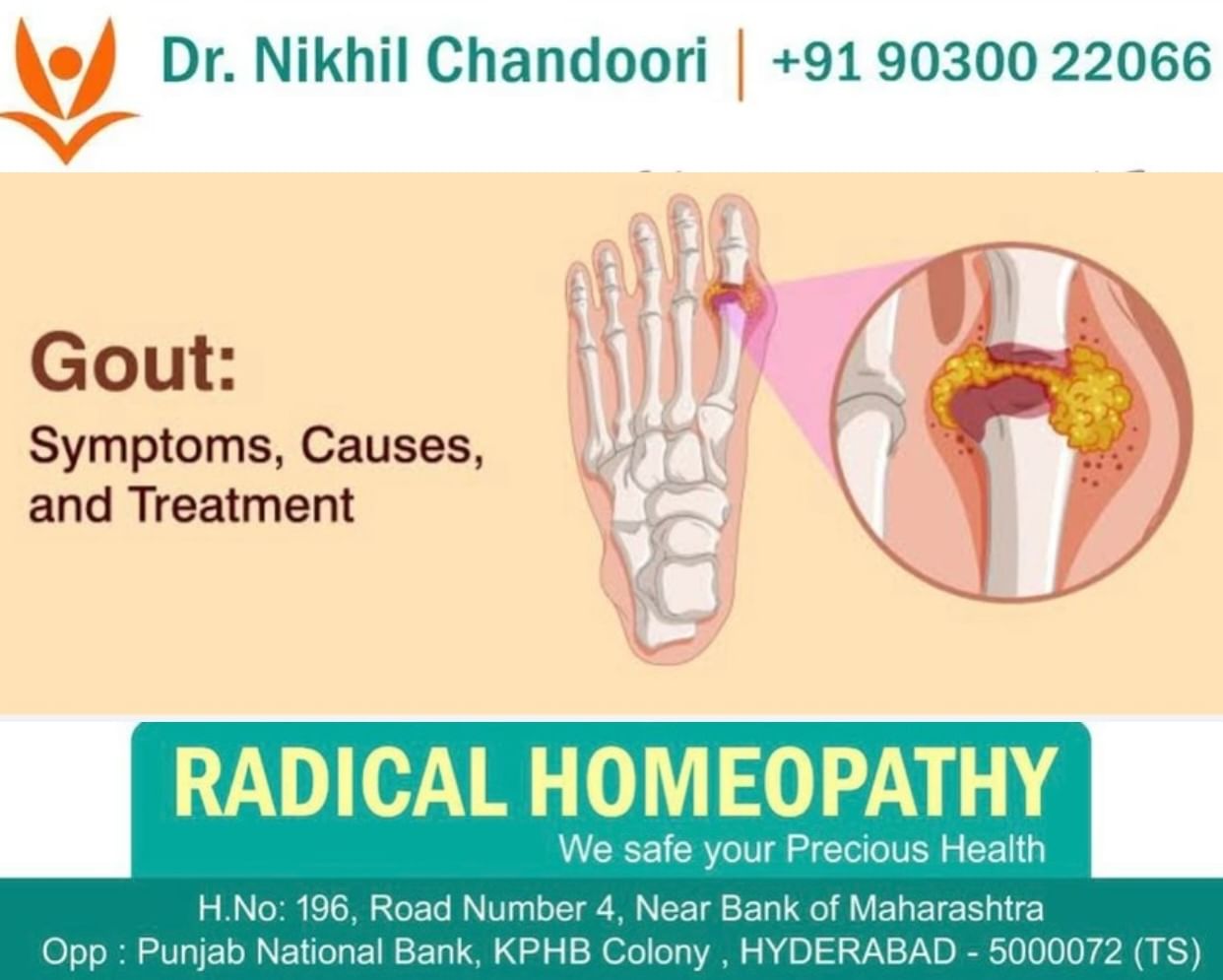 Gout and Homeopathic Treatment.