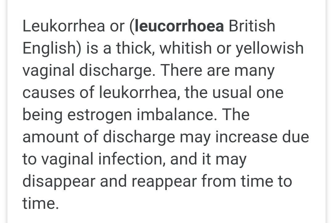 Leucorrhoea - Know More About It & Its Cure!