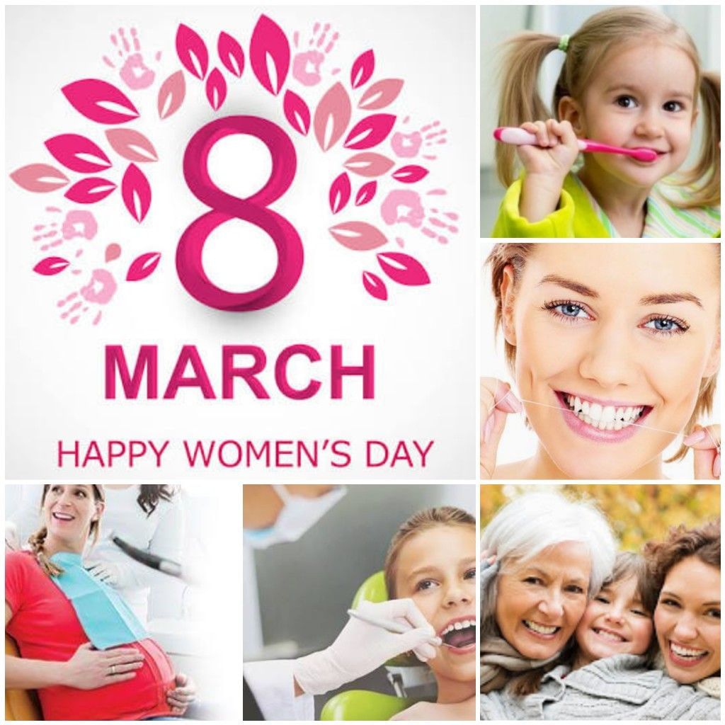 Happy Women's Day !! Oral Health = Overall Health