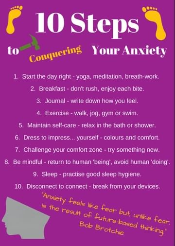 how to tackle anxiety