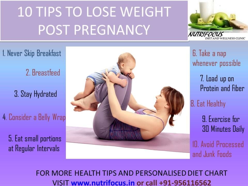 Simple changes in your lifestyle can help you lose weight post pregnancy .