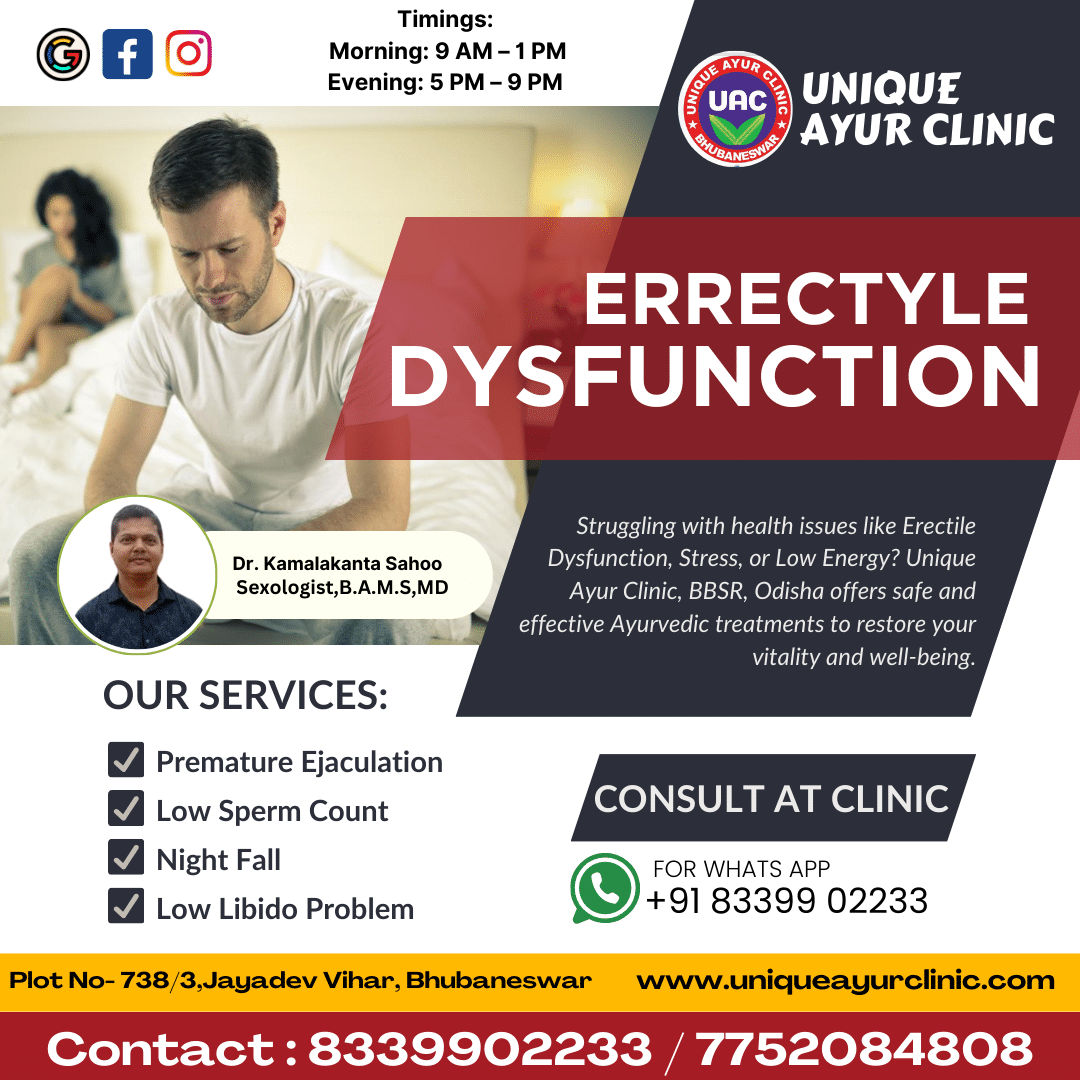 Best Erectile Dysfunction Treatment in Bhubaneswar