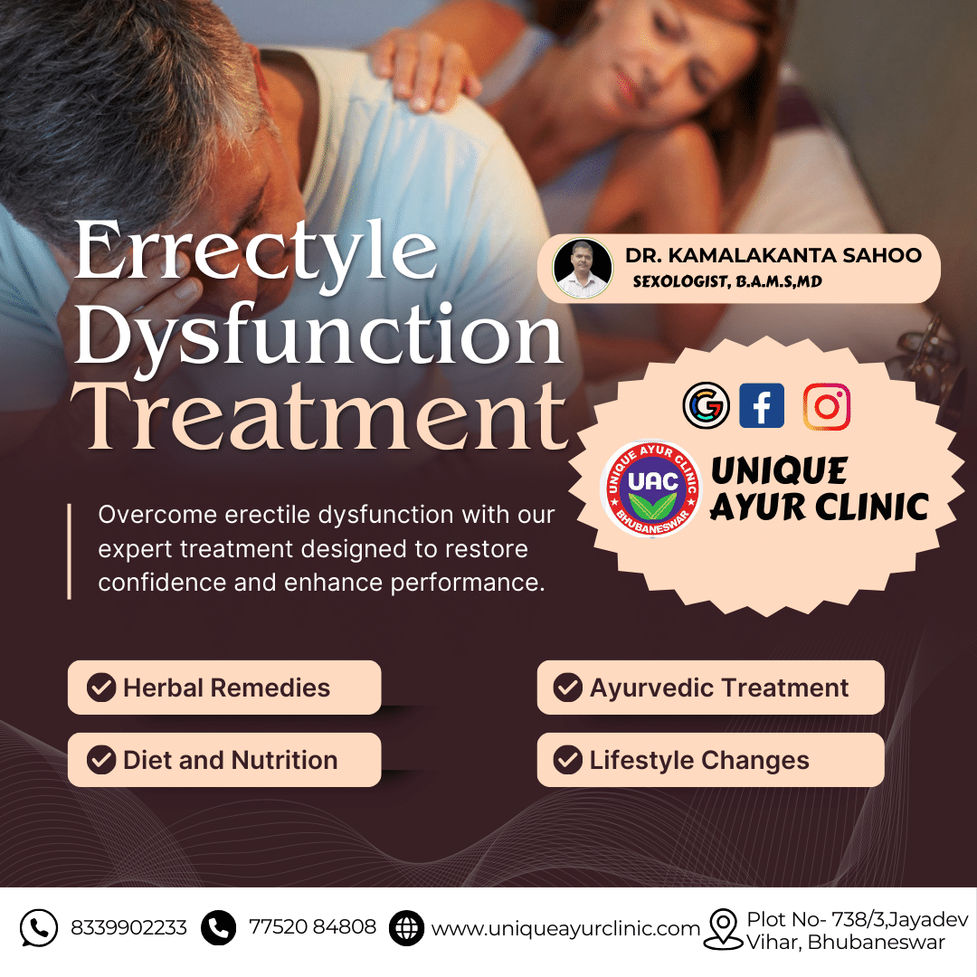 Effective Ayurvedic Treatment for Erectile Dysfunction at Unique Ayur Clinic