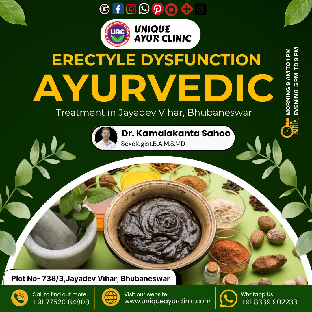 Ayurvedic Erectile Dysfunction Treatment in Bhubaneswar – Unique Ayur Clinic