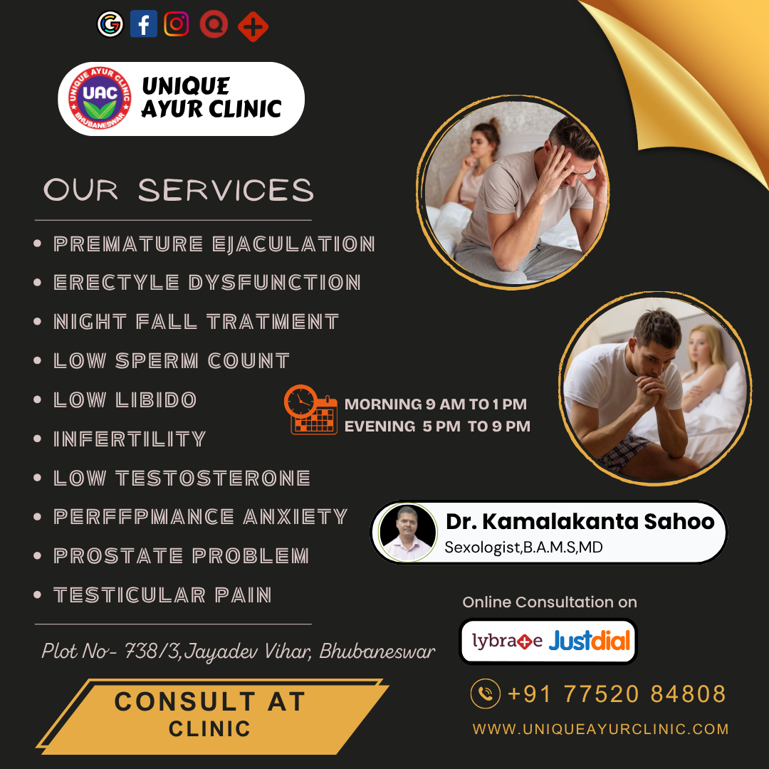 Best Ayurvedic Sexologist in Bhubaneswar – Unique Ayur Clinic