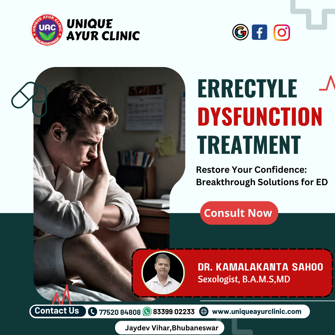 Addressing Erectile Dysfunction Naturally at Unique Ayur Clinic!