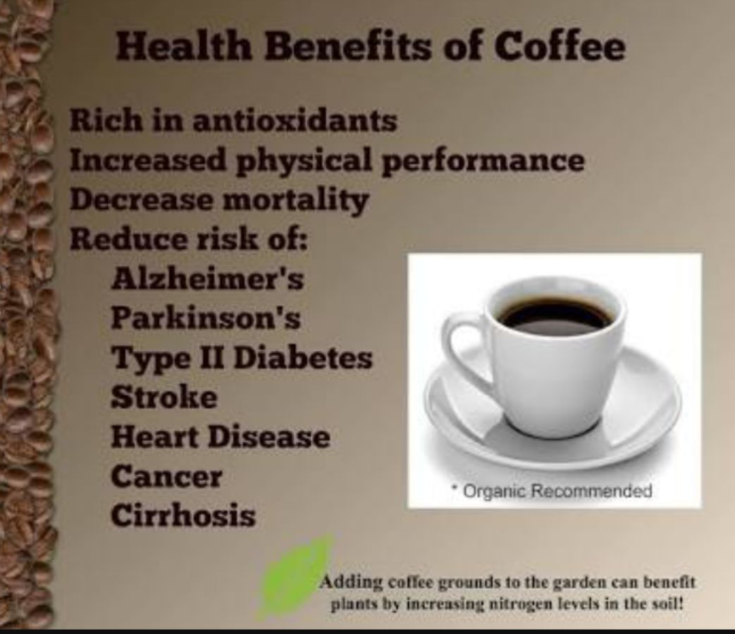 Health benefits of coffee