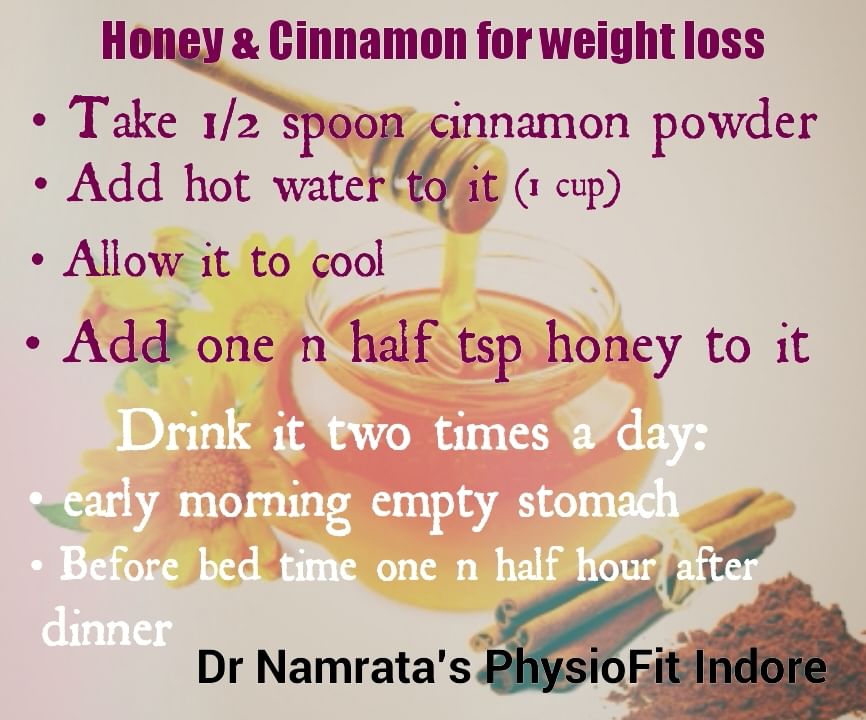 HONEY AND CINNAMON FOR WEIGHT LOSS