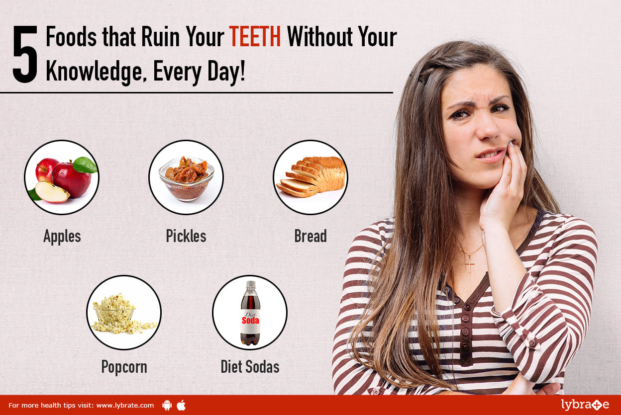 5 Foods that Ruin Your TEETH Without Your Knowledge, Every Day!