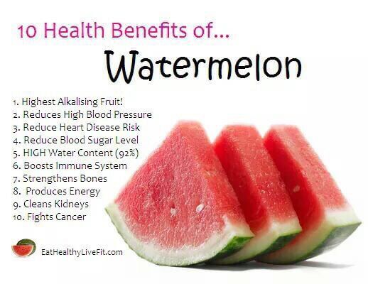 10 health benefits of watermelon