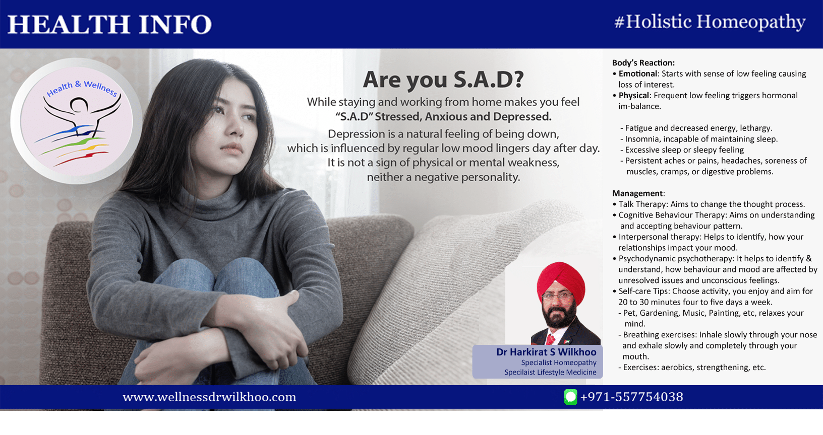 Know More About S.A.D Syndrome!