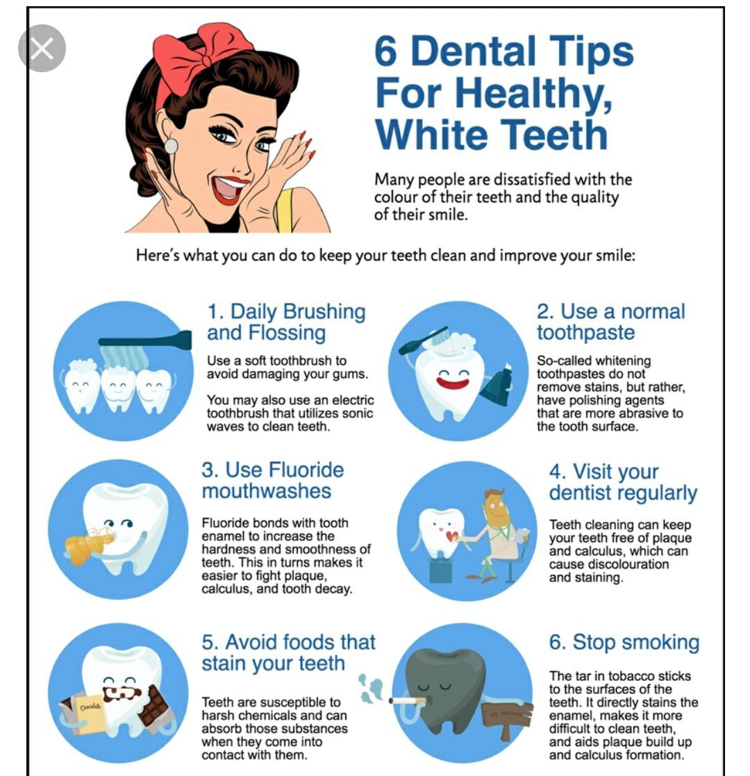 Dental Tips For Healthy White Teeth!