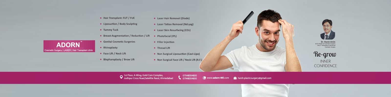 ADORN Cosmetic Surgery | LASER | Hair Transplant clinic