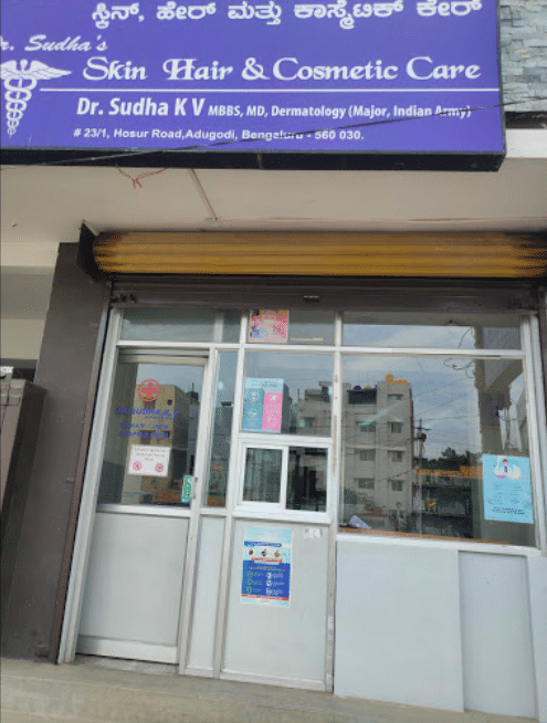 Dr Sudha's Skin Cosmetology and Hair Clinic in Adugodi, Bangalore - Book  Appointment, View Contact Number, Feedbacks, Address | Dr. Maj Sudha K V