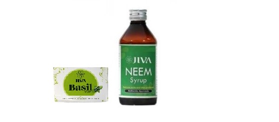 Jiva Basil Soap 100gm with Neem Syrup 100ml Find Jiva Basil Soap