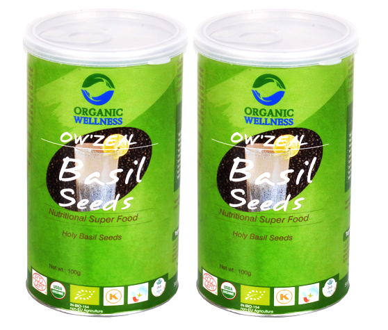 Organic Wellness OW ZEAL Basil Seeds Pack of 2