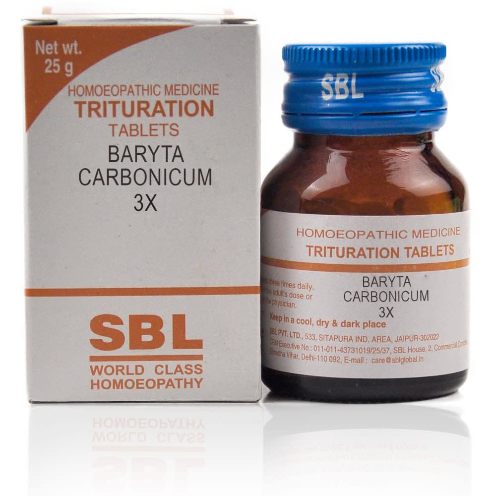 SBL Baryta Carbnicum Trituration Tablet 3X Find SBL Baryta