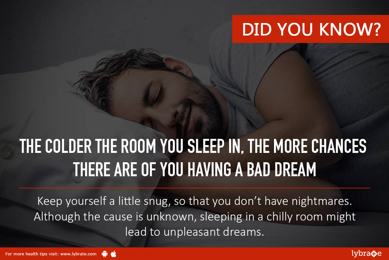 Super Fact Of The Day The Colder The Room You Sleep In The More Chances There Are Of You Having A Bad Dream Lybrate