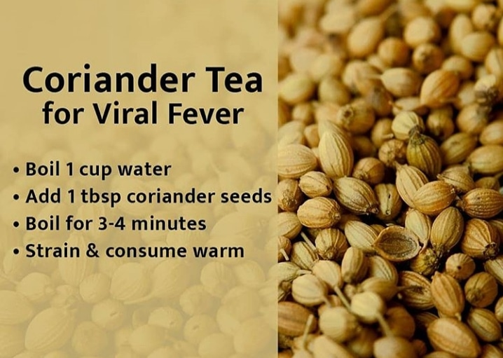 Coriander Tea For Viral Fever By Dt Neha Suryawanshi Lybrate