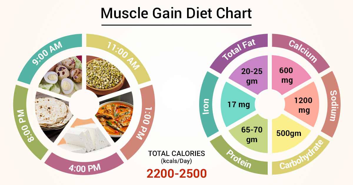 Indian Diet Plan For Muscle Gain Without Supplements