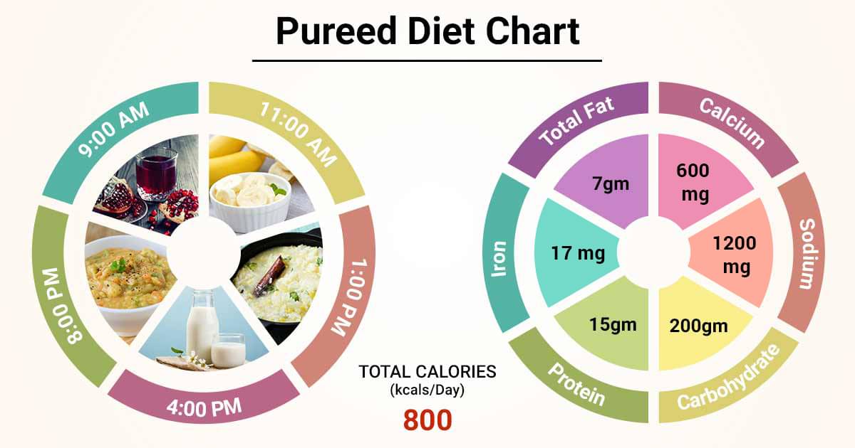 Diet Chart For pureed Patient, Pureed Diet chart | Lybrate.