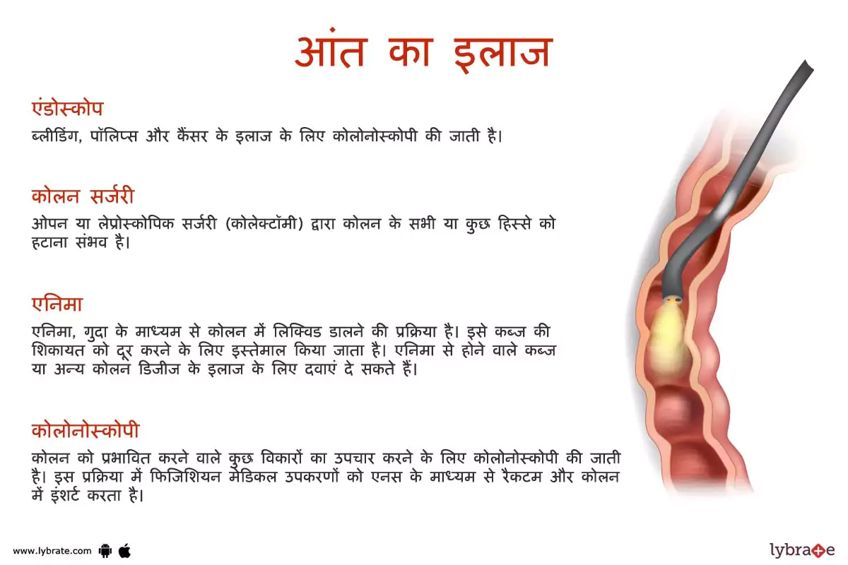 आंतों का इलाज