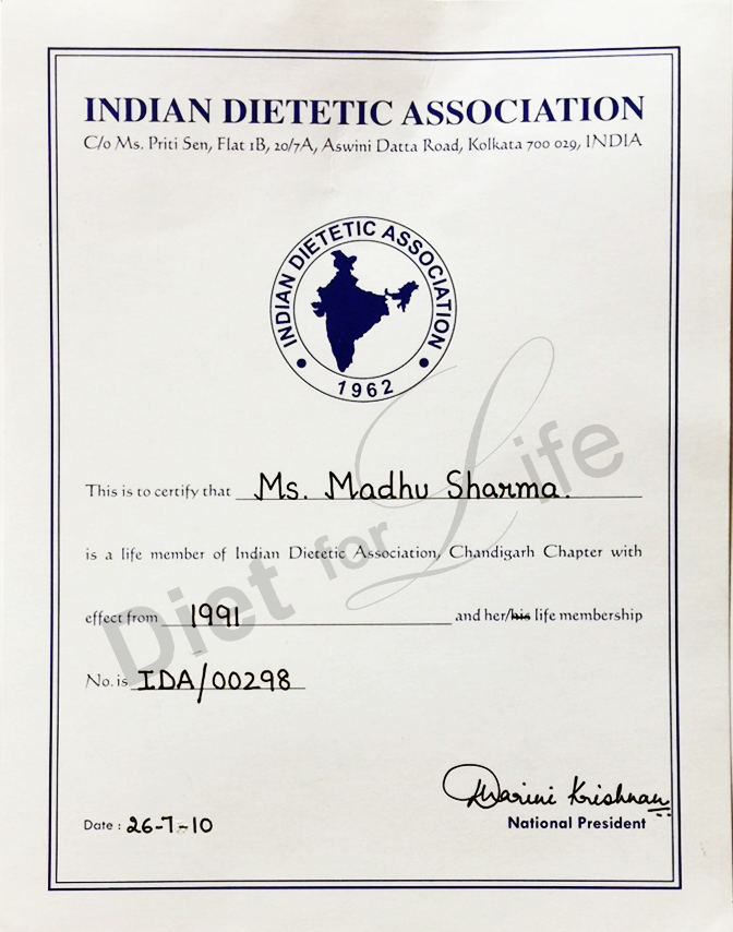 Diet for Life - Dietician Madhu Sharma Image 5