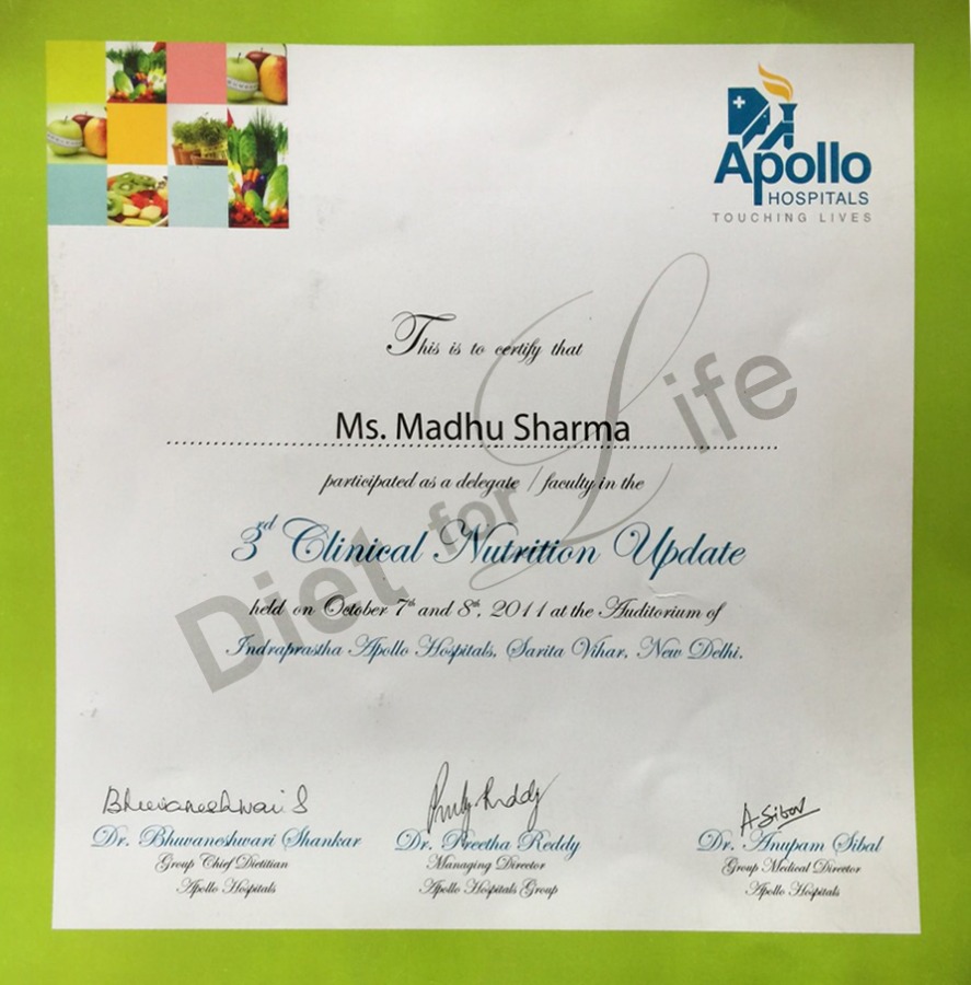 Diet for Life - Dietician Madhu Sharma Image 7