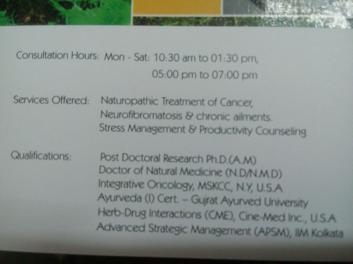 Naturopathic Cancer Therapy (CAM) Image 1