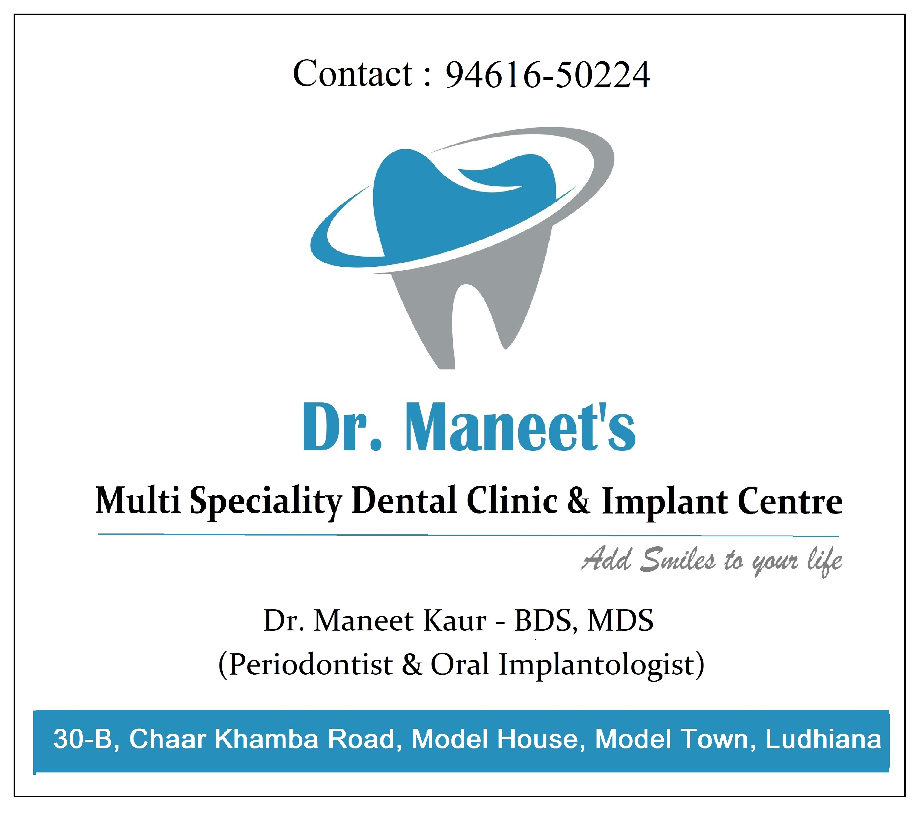 Dr. Maneet's Dental Clinic - Best Dentist In Ludhiana for RCT Braces Implants Gums Teeth Whitening Image 4