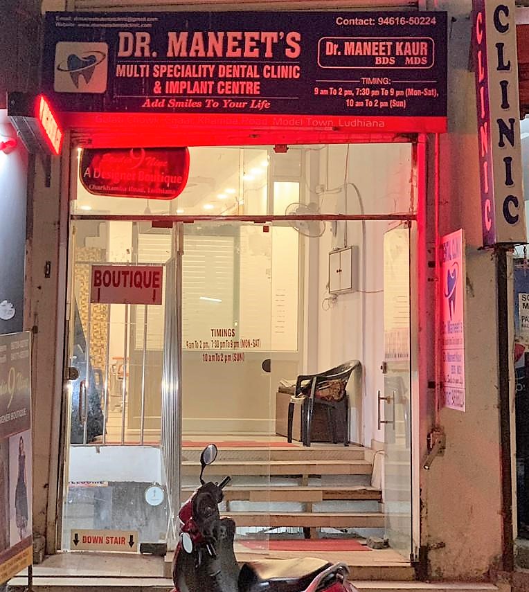 Dr. Maneet's Dental Clinic - Best Dentist In Ludhiana for RCT Braces Implants Gums Teeth Whitening Image 2