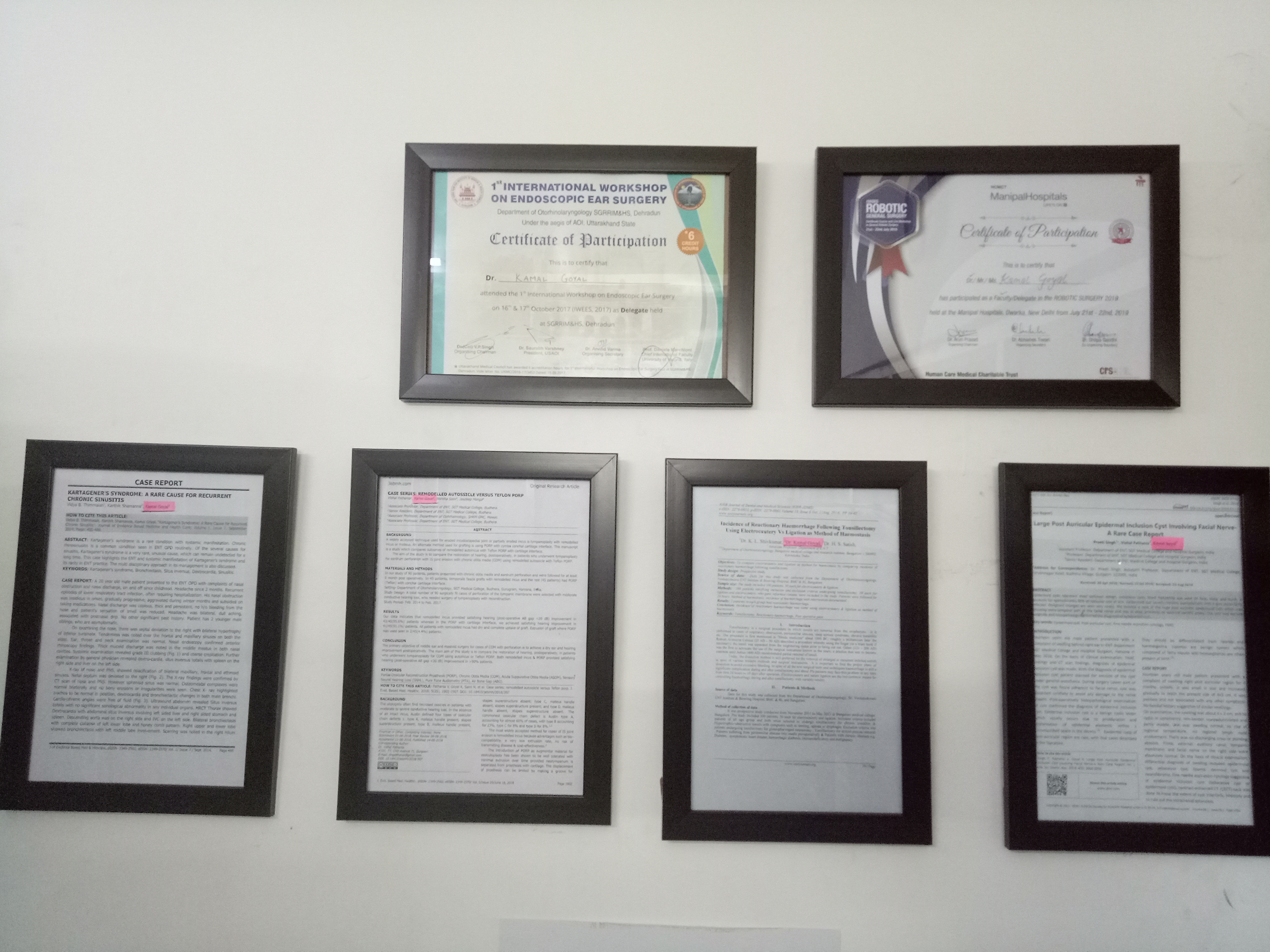 Dr. Kamal Goyal ENT & Endoscopic Ear Surgeon Clinic Image 7