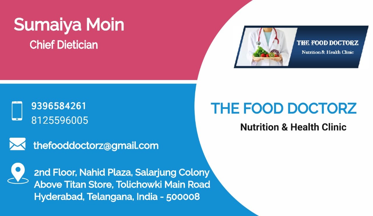 Dt.Sumaiya Moin - Dietitian/Nutritionist, Hyderabad