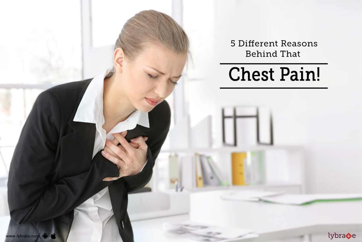 5 Different Reasons Behind That Chest Pain! - By Dr. Tarun Jhamb | Lybrate