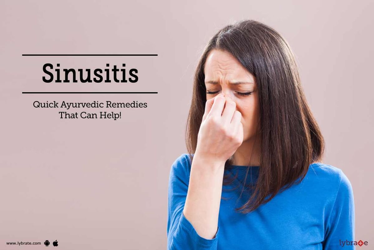 Sinusitis - Quick Ayurvedic Remedies That Can Help! - By Dr. Devang ...