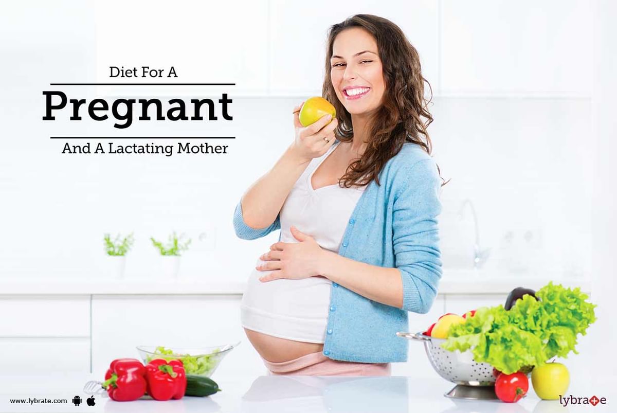 Balanced diet for a lactating mother