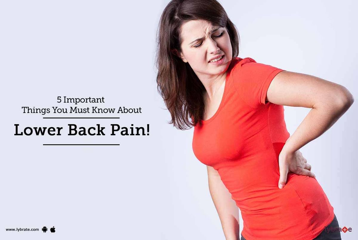 5 Important Things You Must Know About Lower Back Pain! - By Dr. Sanjay ...