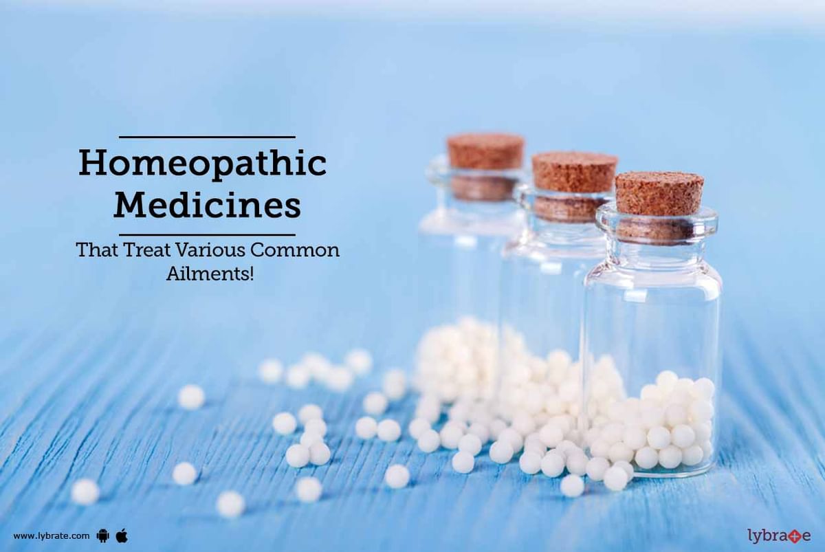 Homeopathic Medicines That Treat Various Common Ailments By Dr T