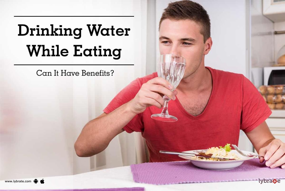 drinking water while eating research