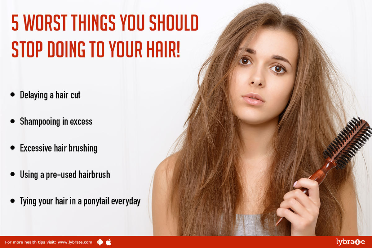 5 Worst Things You Should Stop Doing to Your Hair! - By Dr. Sandesh Gupta |  Lybrate